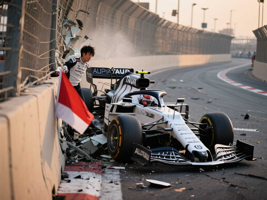 F1沙特大奖赛二练:迈凯伦统治前二,汉密尔顿仅排13,角田裕毅遭遇事故